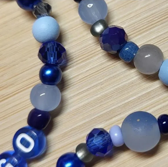 Blue Jays Fan Inspired Friendship Bracelet - Picture 2 of 3